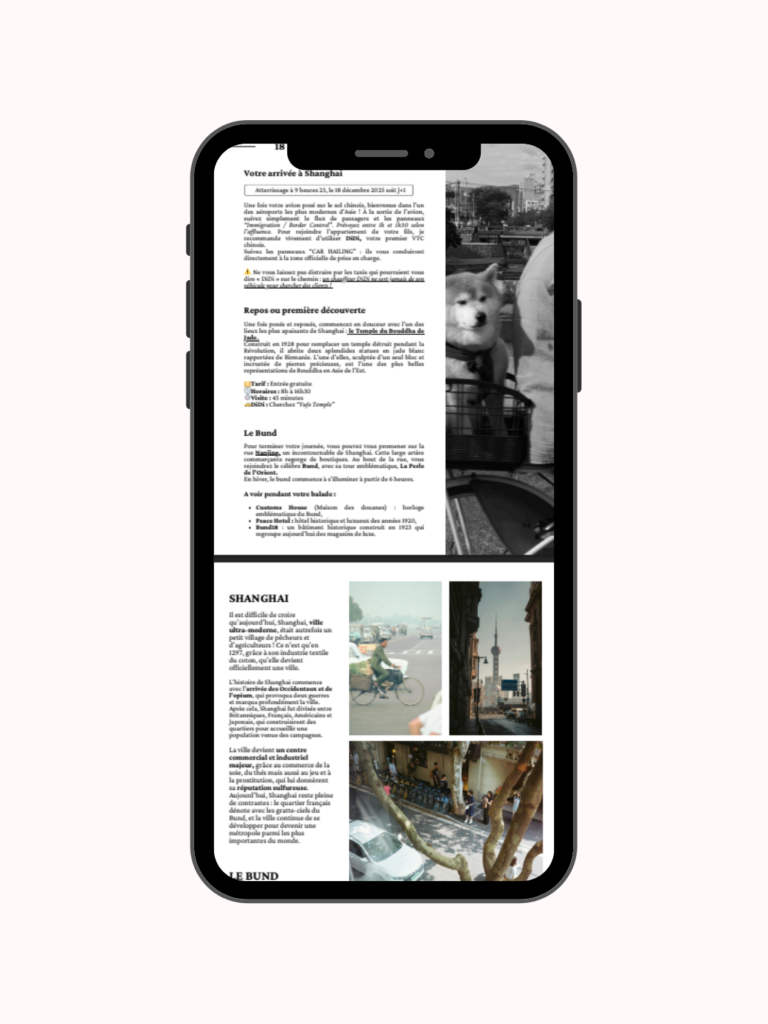 carnet de voyage chine